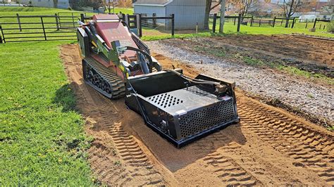 skid steer grader rake|rock rake for skid steer.